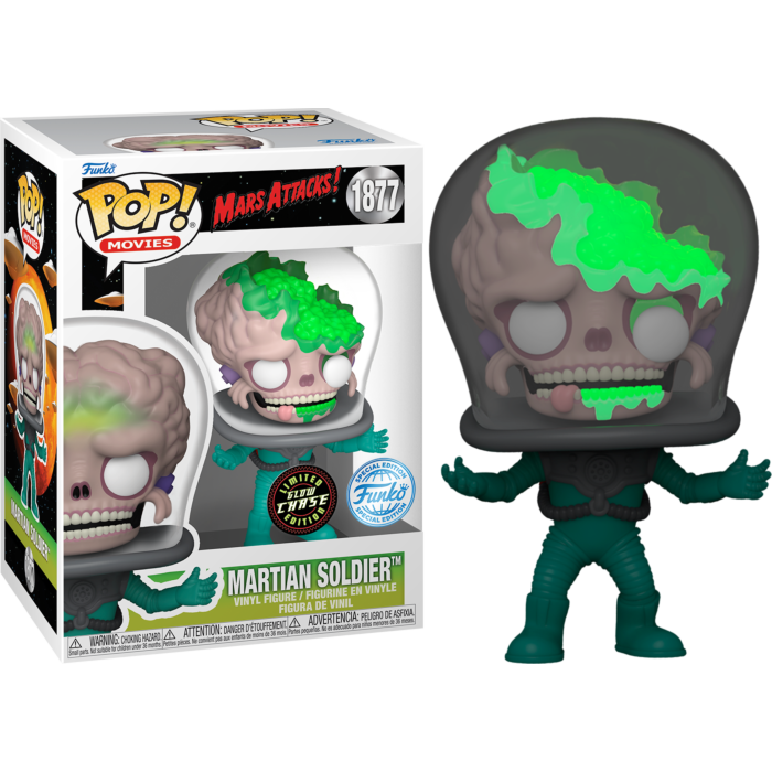Mars Attacks - Martian Soldier Chase Pop! Vinyl Bundle of 6 (set of 6 Pops)