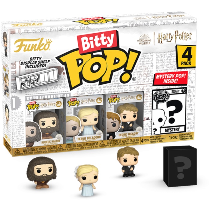 Harry Potter and the Goblet of Fire - Hagrid, Fleur, Cedric &amp; Mystery Bitty Pop! Vinyl Figure 4-Pack
