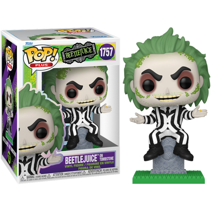 Beetlejuice - Beetlejuice on Tombstone Pop! Vinyl Figure
