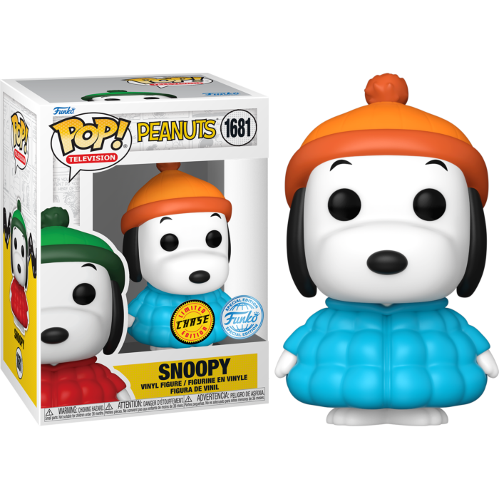 Peanuts - Snoopy in Coat Chase Pop! Vinyl Bundle of 6 (set of 6 Pops)