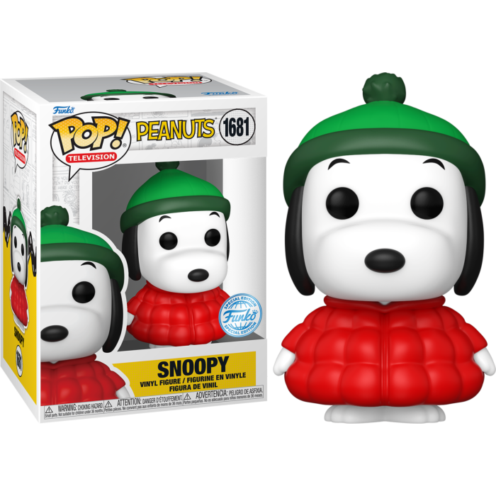 Peanuts - Snoopy in Coat Pop! Vinyl Figure