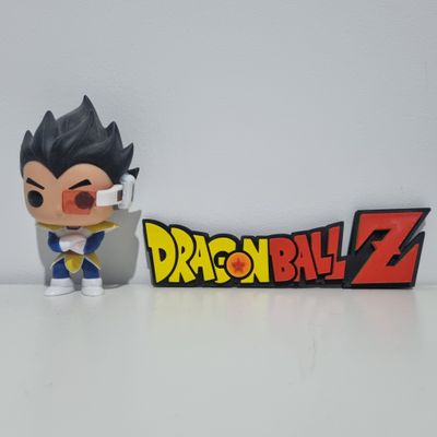 3D Print Logo- Dragonball Z view 2 - Mighty Toys Australia