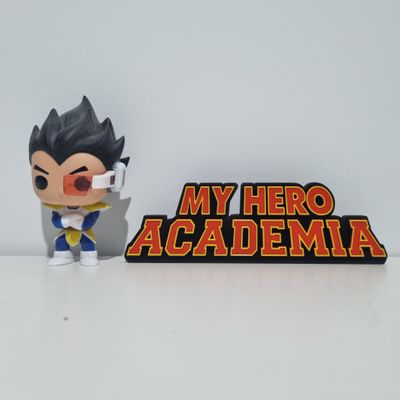 3D Print Logo- My Hero Academia view 2 - Mighty Toys Australia