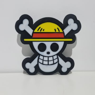 3D Print Logo- One Piece Skull Straw Hat