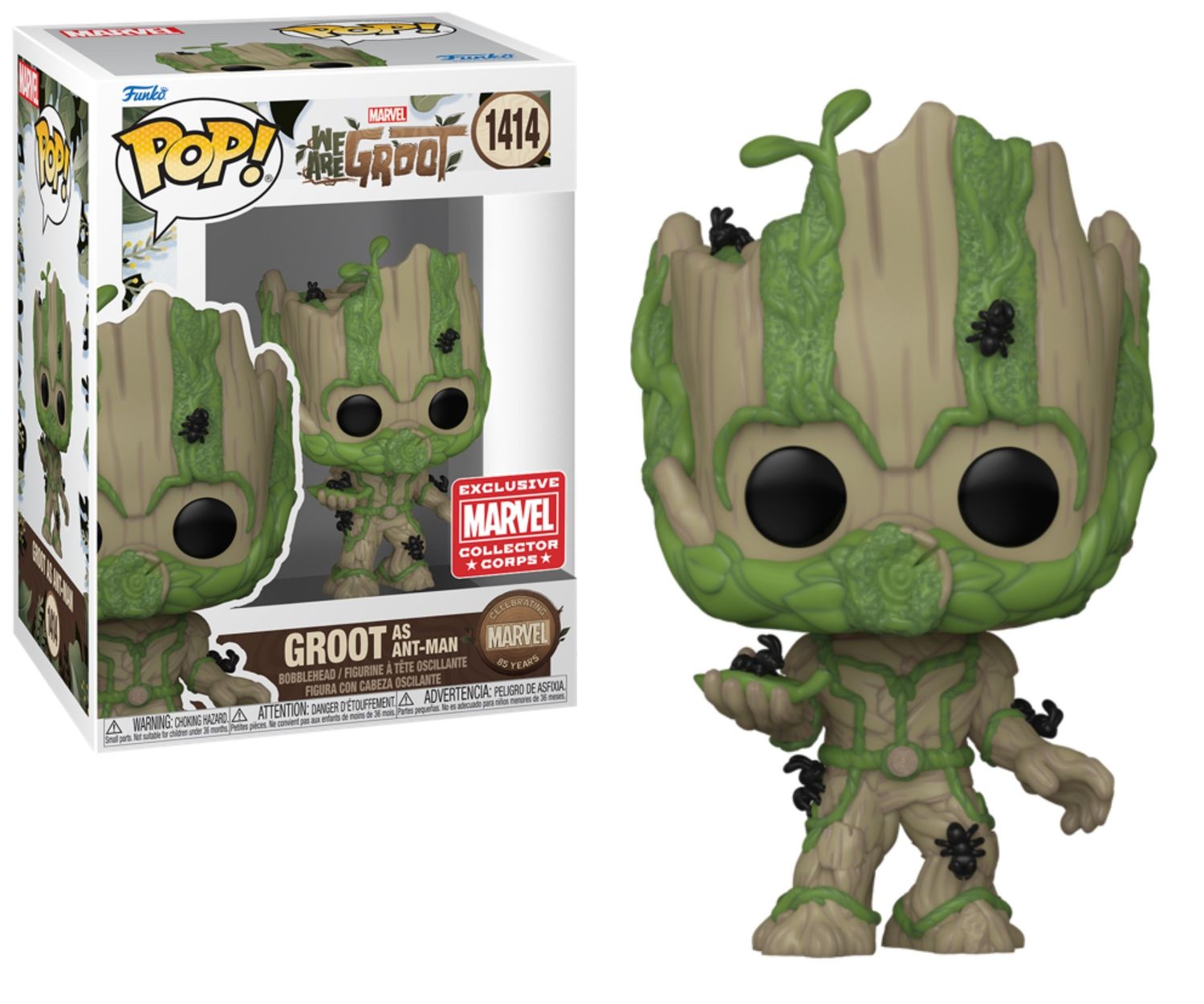 We Are Groot- Groot as Ant-Man Pop! Vinyl Figure (Marvel Collector Corps Exclusive)