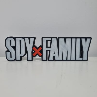 3D Print Logo- Spy X Family