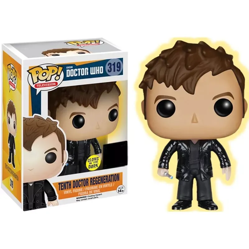 Doctor Who - 10th Tenth Doctor Regeneration Glow Pop! Vinyl Figure (Box Minor Damaged)