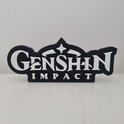 3D Print Logo- Genshin Impact