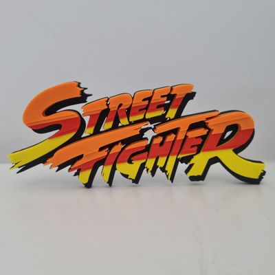 3D Print Logo- Street Fighter