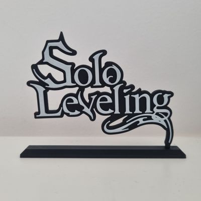 3D Print Logo- Solo lLeveling