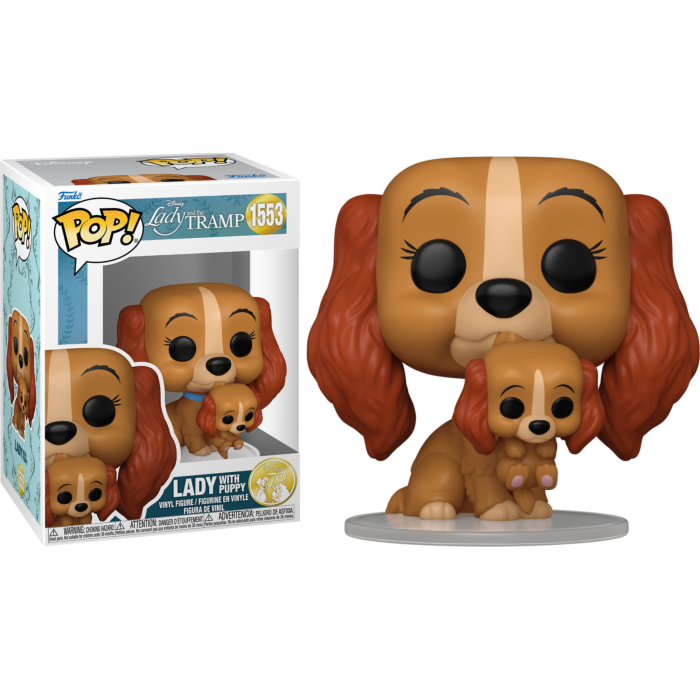 Lady and the Tramp (1955) - Lady with Puppy 70th Anniversary Pop! Vinyl Figure