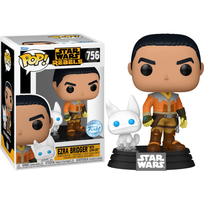 Star Wars: Rebels - Ezra with Loth-Cat Pop! Vinyl Figure