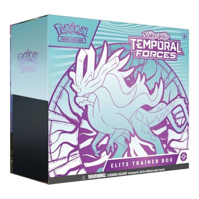 Pokemon TCG: Scarlet &amp; Violet Temporal Forces Elite Trainer Box (Walking Wake)