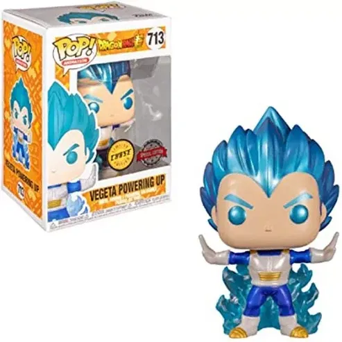 Dragon Ball Z - Vegeta Powering Up Chase Pop! Vinyl Figure (Metallic)