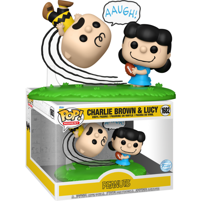Peanuts - Charlie Brown &amp; Lucy Pop! Moment Vinyl Figure