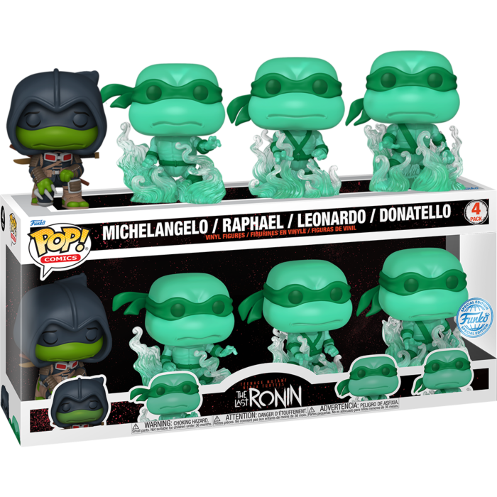 Teenage Mutant Ninja Turtles: The Last Ronin - Michelangelo, Raphael, Leonardo &amp; Donatello Pop! Vinyl Figure 4-Pack