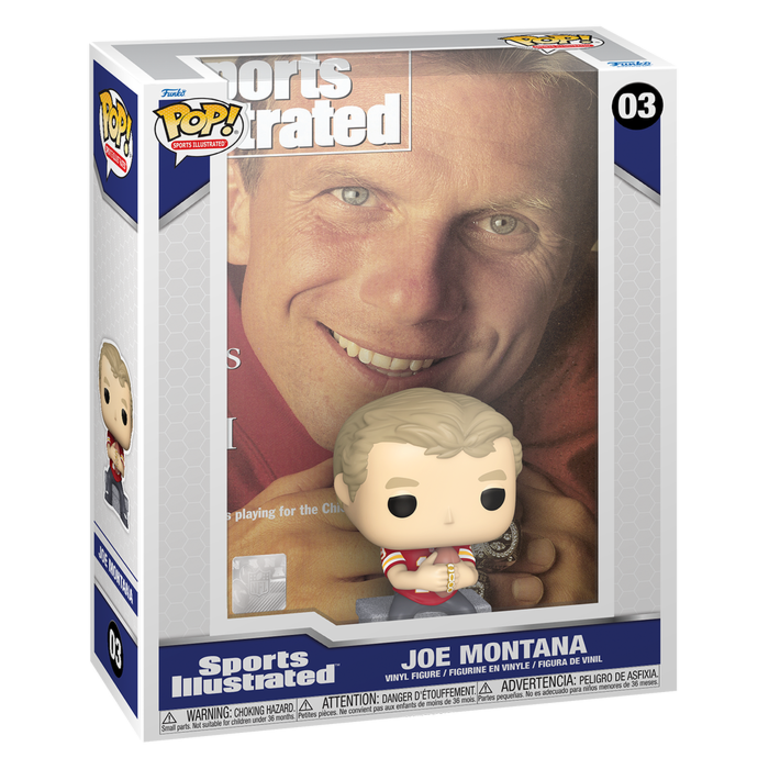 NFL Football - Joe Montana Sports Illustrated Pop! Magazine Cover Vinyl Figure