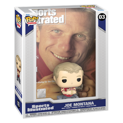 NFL Football - Joe Montana Sports Illustrated Pop! Magazine Cover Vinyl Figure