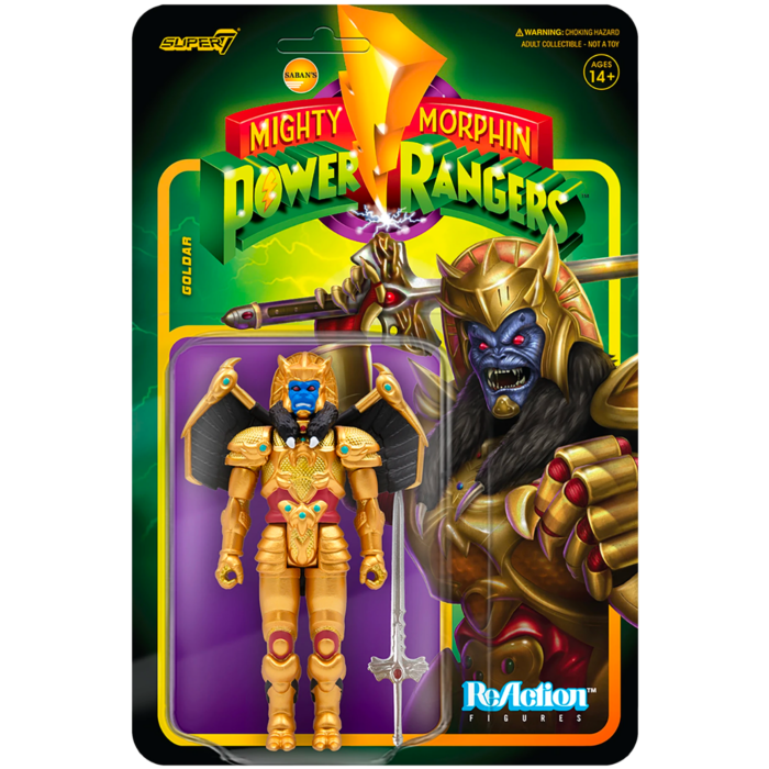 Mighty Morphin’ Power Rangers - Goldar ReAction 3.75” Action Figure