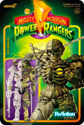 Mighty Morphin Power Rangers - Rito Revolto ReAction 3.75” Action Figure
