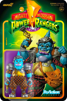 Mighty Morphin Power Rangers - Squatt ReAction 3.75” Action Figure