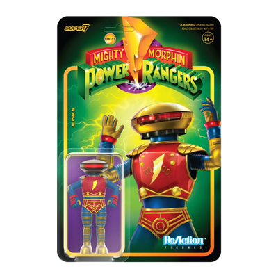 Mighty Morphin Power Rangers - Alpha 5 ReAction 3.75” Action Figure