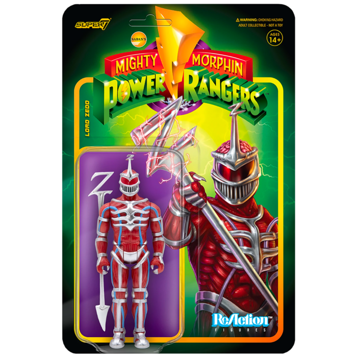 Mighty Morphin’ Power Rangers - Lord Zedd ReAction 3.75” Action Figure