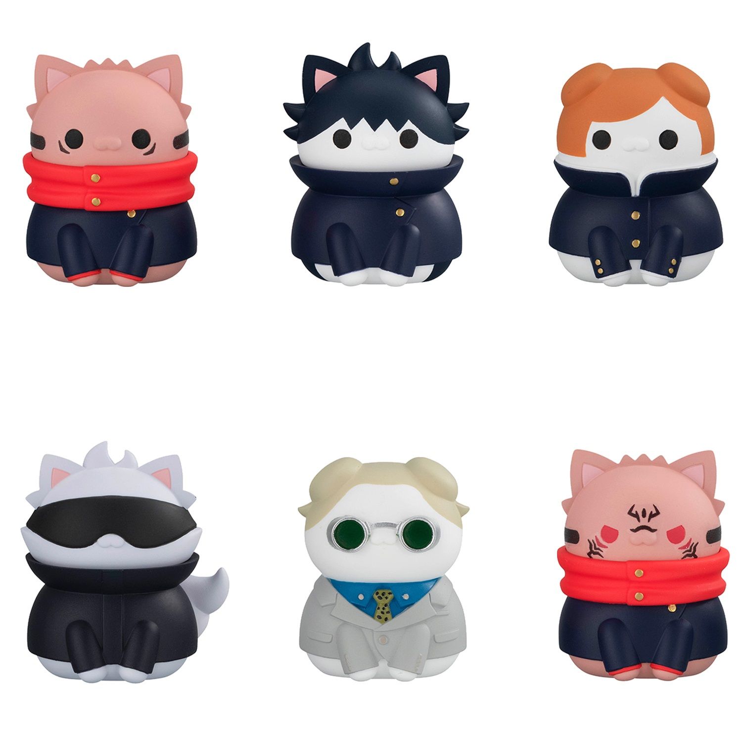 Jujutsu Kaisen Nyanko Mega Cat Project Jujutsu Cats (Shibuya Incident Ver.) Box of 8 Figures
