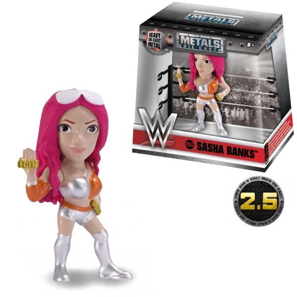 WWE- Sasha Banks 2.5&quot; MetalFig  Figure