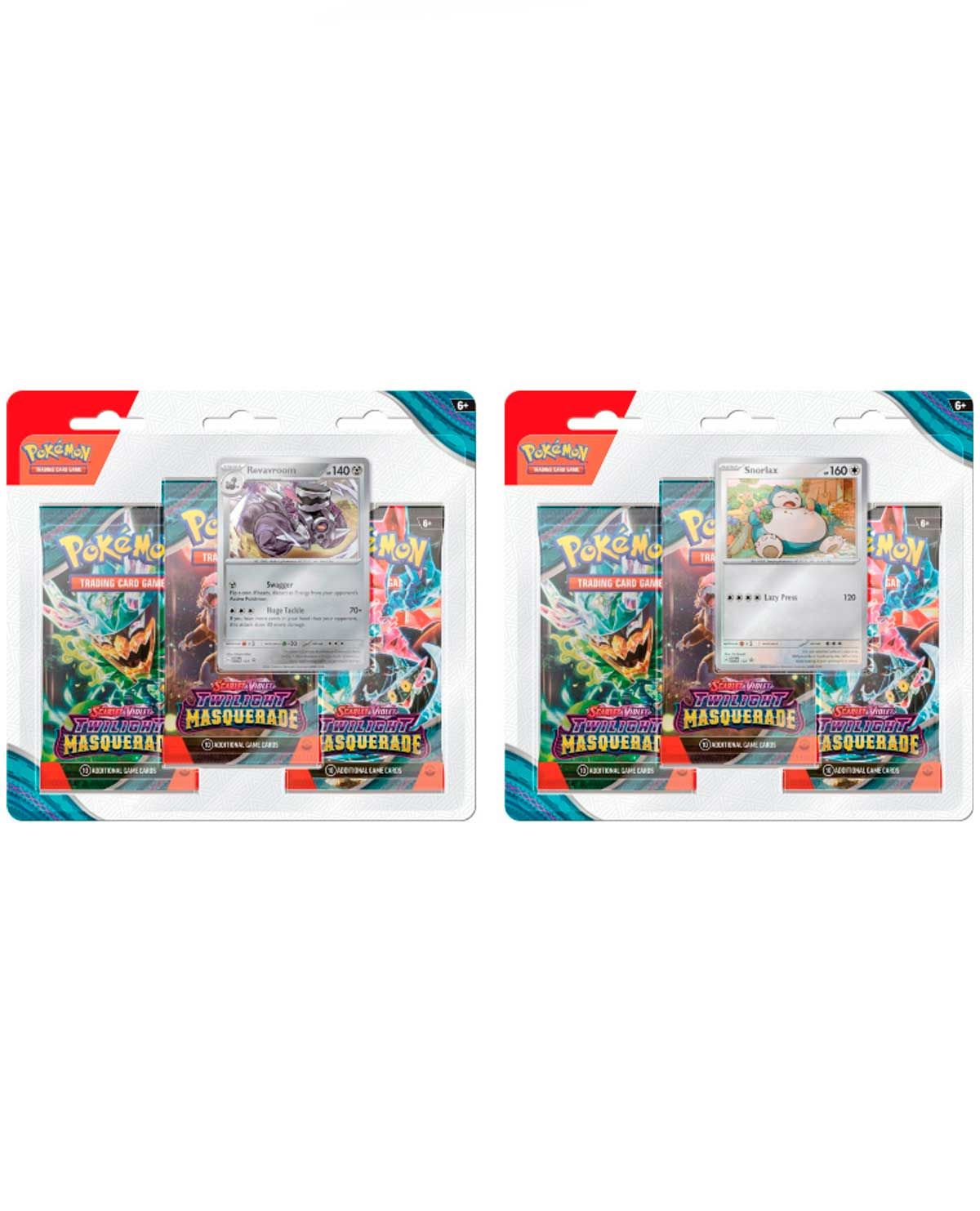 Pokemon - Scarlet &amp; Violet 6 Twilight Masquerade Three Booster Blister   (1 pack)