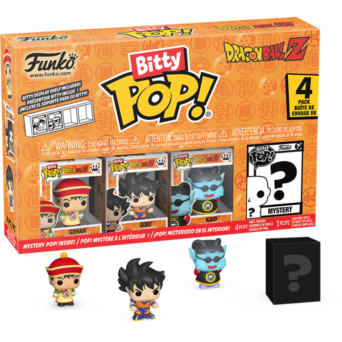 Dragon Ball Z - Gohan, Goku, Kaio &amp; Mystery Bitty Pop! Vinyl Figure 4-Pack