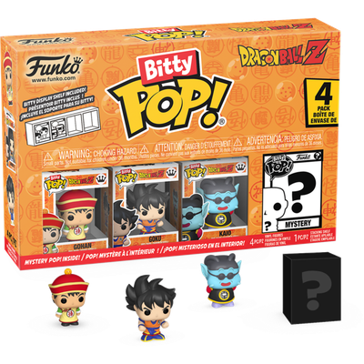 Dragon Ball Z - Gohan, Goku, Kaio &amp; Mystery Bitty Pop! Vinyl Figure 4-Pack