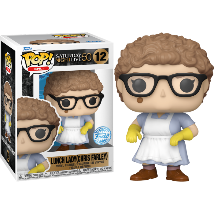 Saturday Night Live: 50th Anniversary - Lunch Lady (Chris Farley) Pop! Vinyl Figure