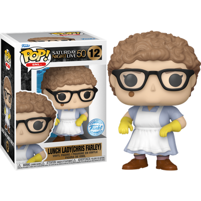 Saturday Night Live: 50th Anniversary - Lunch Lady (Chris Farley) Pop! Vinyl Figure