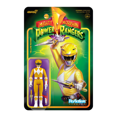 Mighty Morphin Power Rangers - Yellow Ranger ReAction 3.75” Action Figure