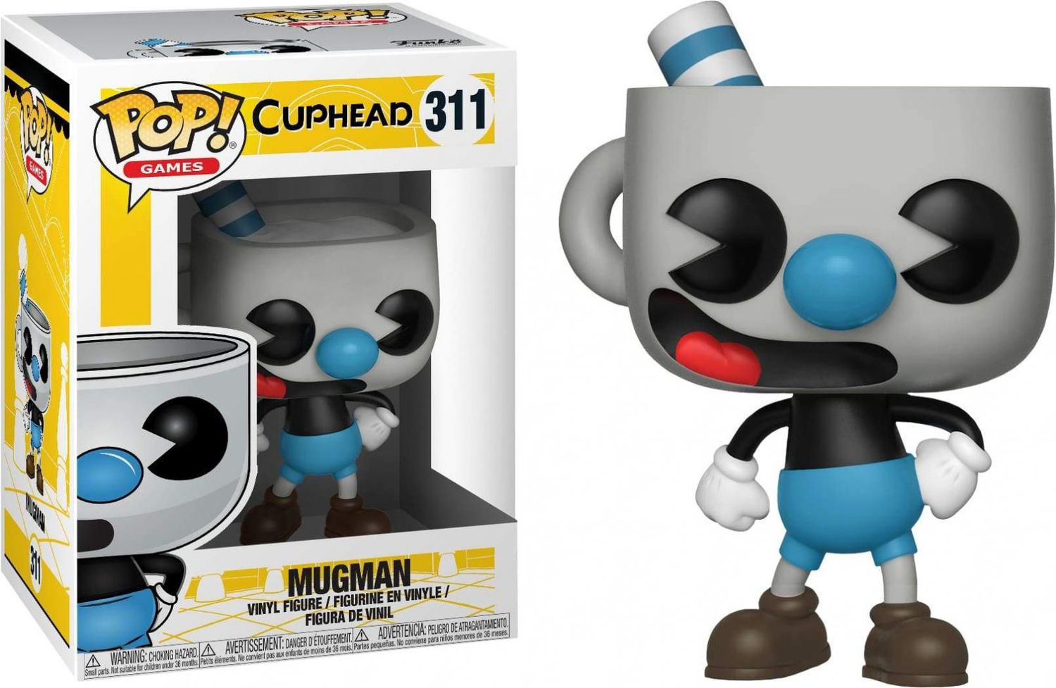 Cuphead – Mugman Pop! Vinyl Figure (Box Damaged)