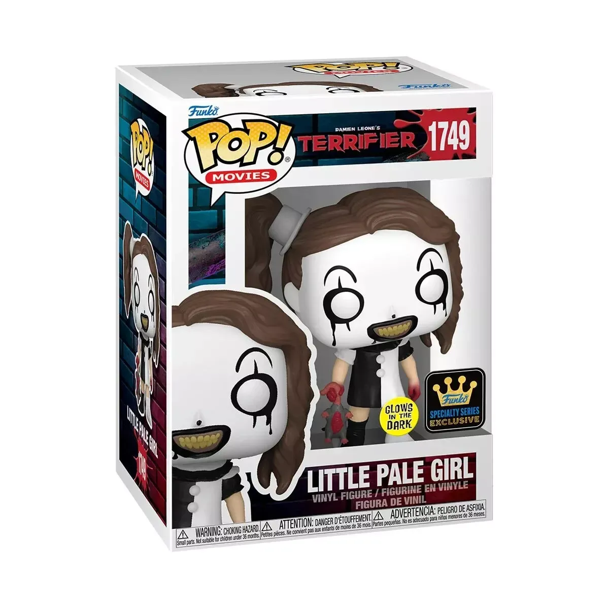 Terrifier 2 - Little Pale Girl Glow-in-the-Dark Pop! Vinyl Figure