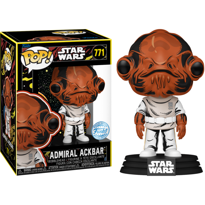 Star Wars - Admiral Ackbar (Retro) Pop! Vinyl Figure