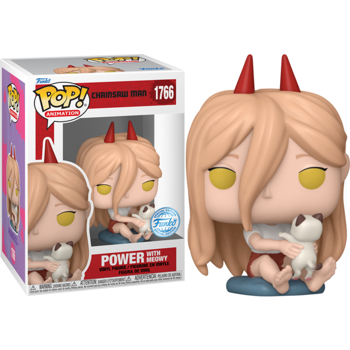 Chainsaw Man - Power with Meowy Pop! Vinyl Figure