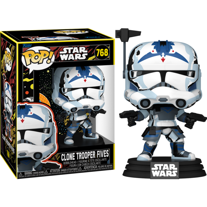 Star Wars: The Clone Wars - Clone Trooper Fives (Retro) Pop! Vinyl Figure