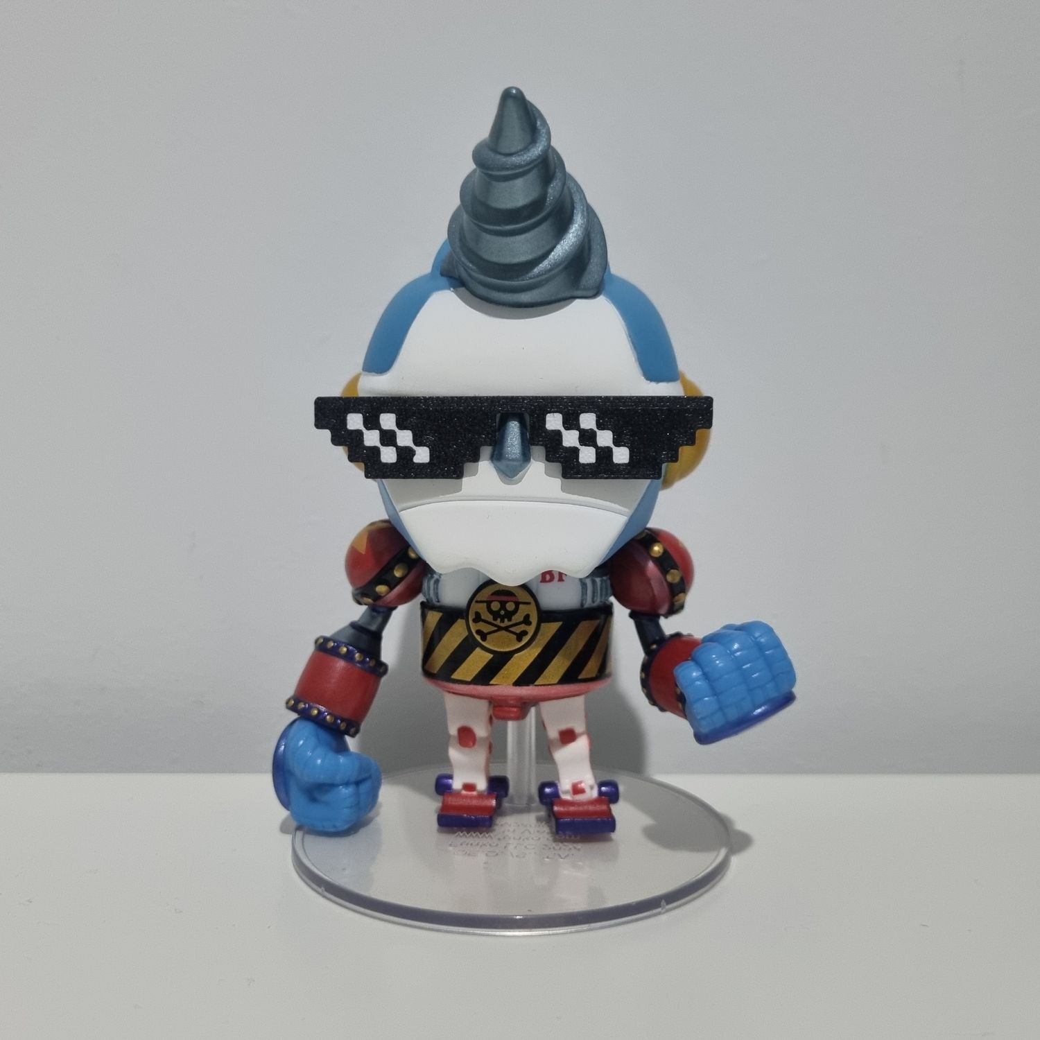 One Piece- General Franky with Thug Life Glasses Pop Vinyl Figure (Mighty Toys Custom Exclusive)