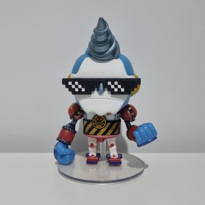 One Piece- General Franky with Thug Life Glasses Pop Vinyl Figure (Mighty Toys Custom Exclusive)