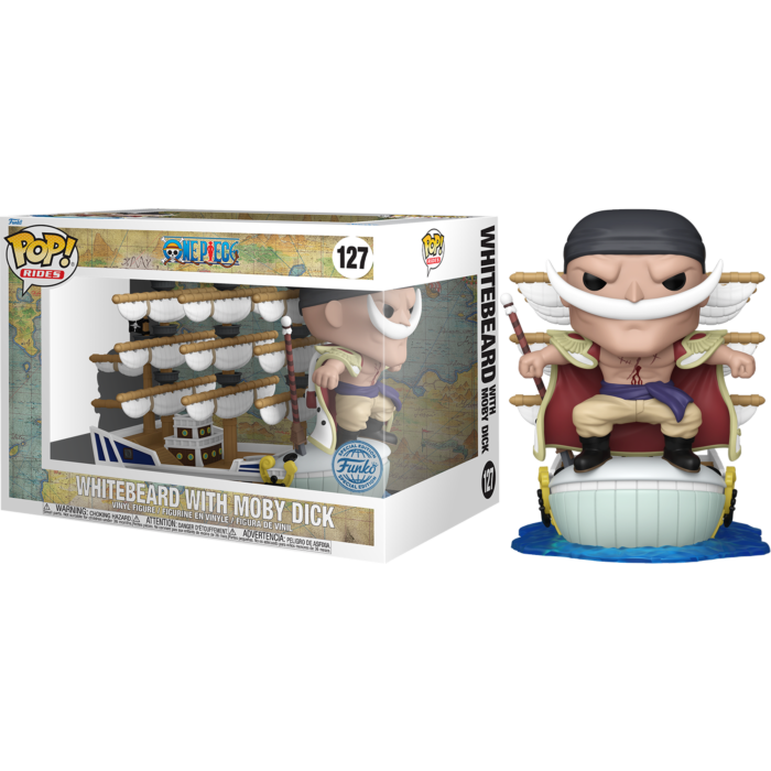 One Piece - Whitebeard with Moby Dick Pop! Rides Vinyl Figure