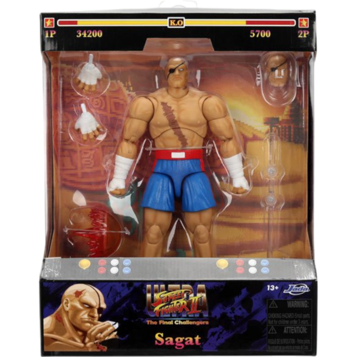 Ultra Street Fighter II: The Final Challengers - Sagat 1/12th Scale Action Figure