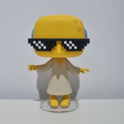 The Simpsons- Mr. Burns with Thug Life Glasses (Glow In The Dark) Pop Vinyl Figure (Mighty Toys Custom Exclusive)