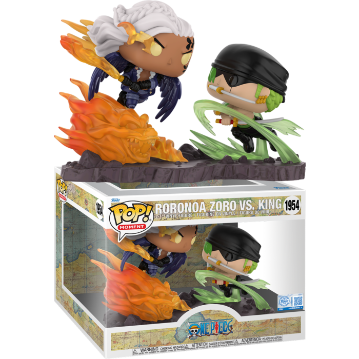 One Piece - Roronoa Zoro vs. King (Unmasked) Pop! Moment Vinyl Figure