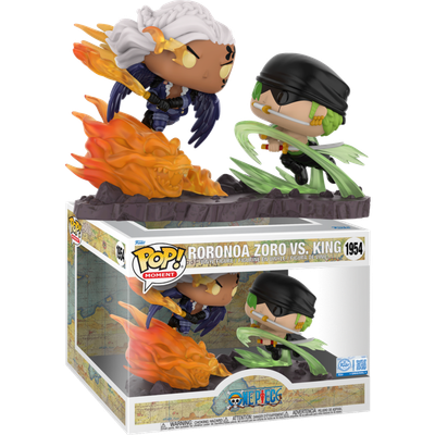 Pre-Order: One Piece - Roronoa Zoro vs. King (Unmasked) Pop! Moment Vinyl Figure