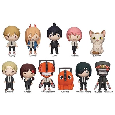 Chainsaw Man - Series 1 3D Figural Foam Bag Clip Blind Bag (Single Unit)