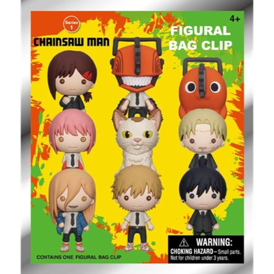 Chainsaw Man - Series 1 3D Figural Foam Bag Clip Blind Bag (Single Unit)