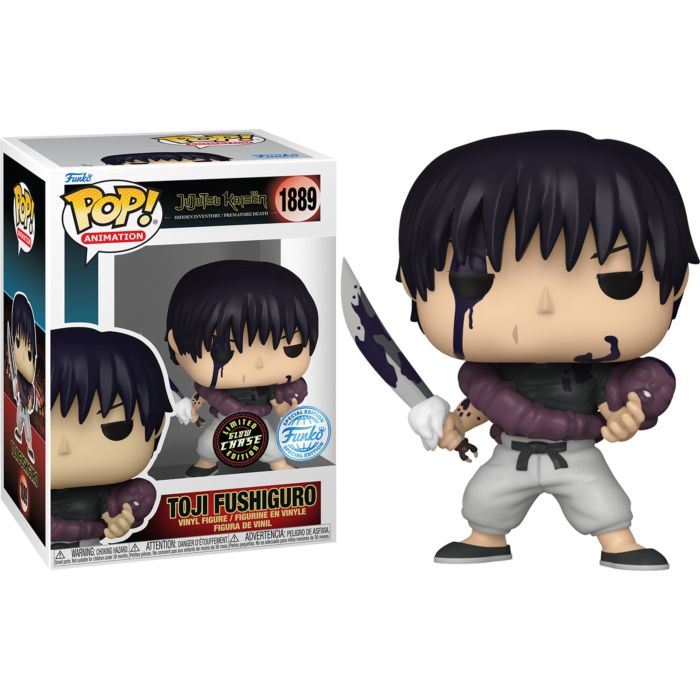 Jujutsu Kaisen - Toji Fushiguro Chase Pop! Vinyl Bundle of 6 (set of 6 Pops)